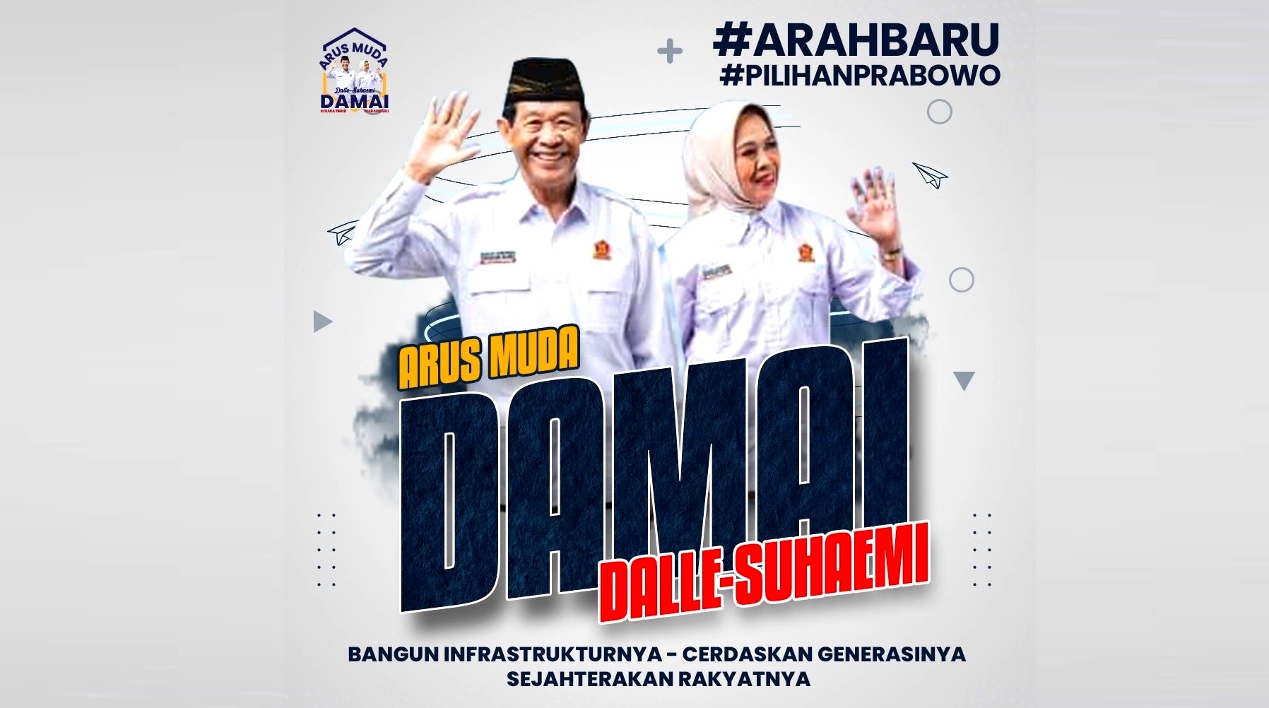 Relawan Arus Muda Koltim Resmi Dukung Dalle-Suhaemi di Pilkada Koltim