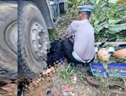 Dua Wanita dan Balita Dilindas Truk Tronton di Jalan Poros Kendari-Andoolo