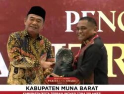 Muna Barat Raih Paritrana Award 2024 Terbaik Inovasi Zona Sulawesi