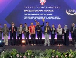 BPR Bahteramas Konawe Raih Top GRC Awards 2024 Bintang Empat, Sekda: Luar Biasa