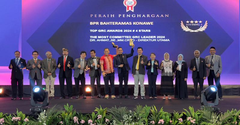 BPR Bahteramas Konawe Raih Top GRC Awards 2024 Bintang Empat, Sekda: Luar Biasa 1 BPR Bahteramas Konawe Raih Top GRC Awards 2024 Bintang Empat, Sekda: Luar Biasa