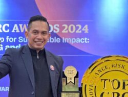 Berkinerja Mentereng, Dirut BPR Bahteramas Konawe Jadi Top Leader GRC Award 2024