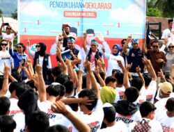 Abdul Azis dan Yosep Sahaka Deklarasikan Tim Milenial Asmara di Koltim