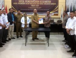 KPU Kendari Terima Hasil Tes Kesehatan 5 Pasangan Calon Wali Kota