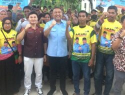 Calon Wali Kota AJP Janjikan Masyarakat Bungkutoko Bebas Banjir dan Air PDAM Lancar