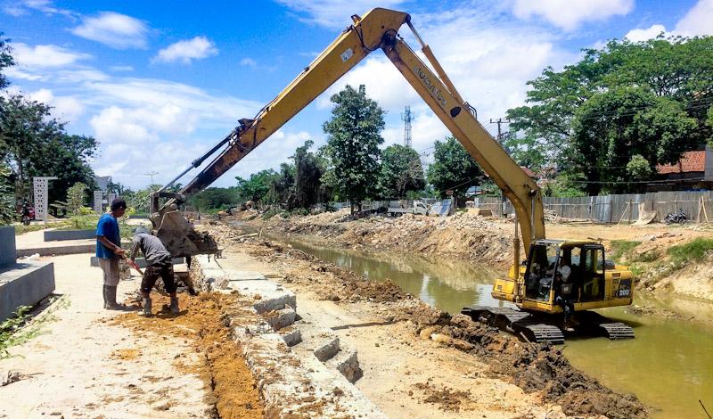 Dinas PUPR Kendari Sebut Material Pembangunan Kali Kadia Kerap Dicuri