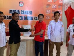 KPU Serahkan Hasil Tes Kesehatan Bapaslon Pilkada Mubar