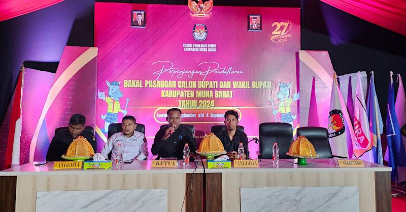 KPU: Pilkada Mubar Hanya Diisi Paslon Tunggal 1 KPU: Pilkada Mubar Hanya Diisi Paslon Tunggal