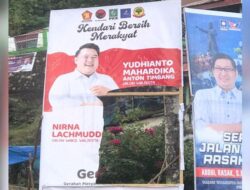 Baliho Yudhi-Nirna Dirusak OTK, Tim Pemenangan Sebut Tak Ganggu Semangat Perjuangan