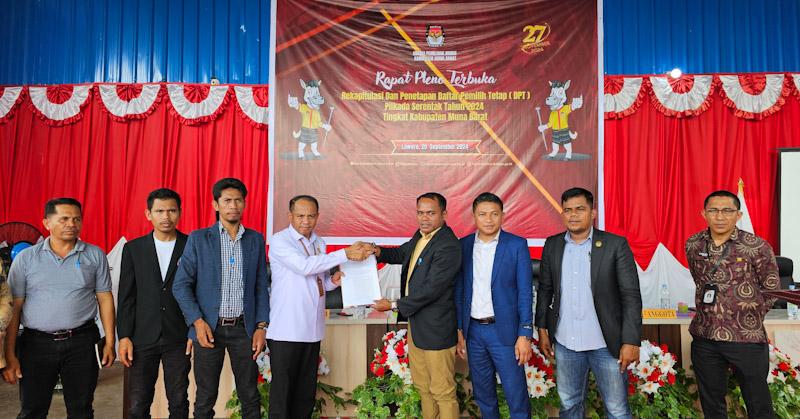 KPU Mubar Tetapkan DPT Pilkada 61.202 Orang