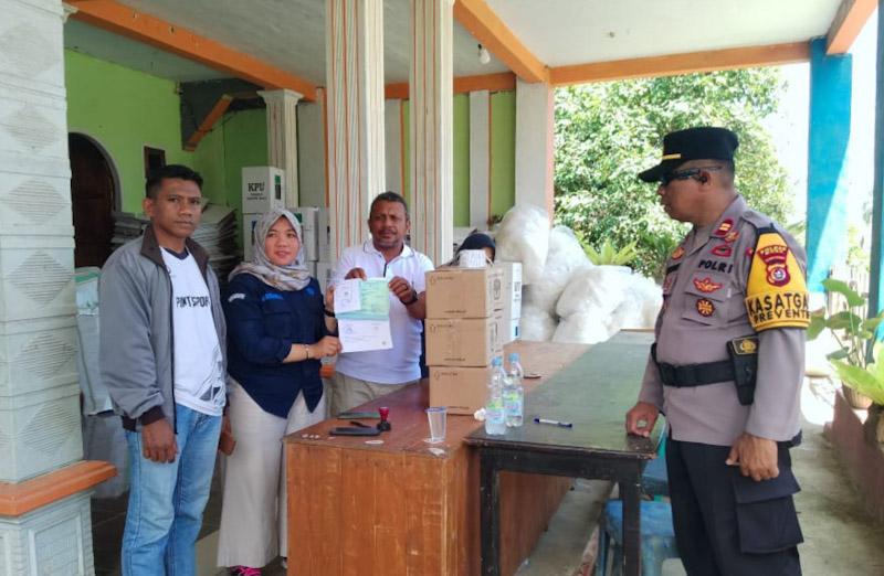 Jelang Pilkada, KPU Mubar Terima Logistik 290 Botol Tinta