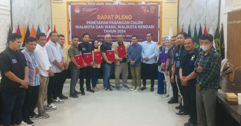 KPU Kota Kendari Resmi Tetapkan 5 Pasangan Calon Wali Kota 1 KPU Kota Kendari Resmi Tetapkan 5 Pasangan Calon Wali Kota