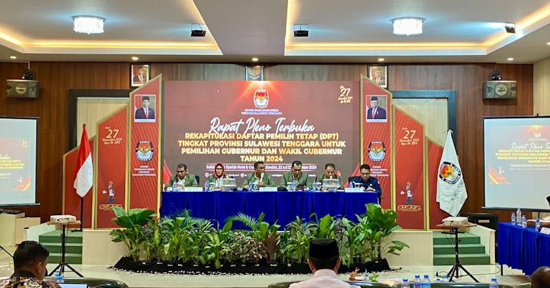 DPT Pilkada Sultra Ditetapkan, Pemilih Perempuan Lebih Dominan 1 DPT Pilkada Sultra Ditetapkan, Pemilih Perempuan Lebih Dominan