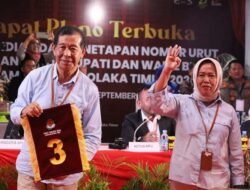 Paslon Damai Dapat Nomor Urut 3 di Pilkada Koltim, Arus Muda: Yakin Menang