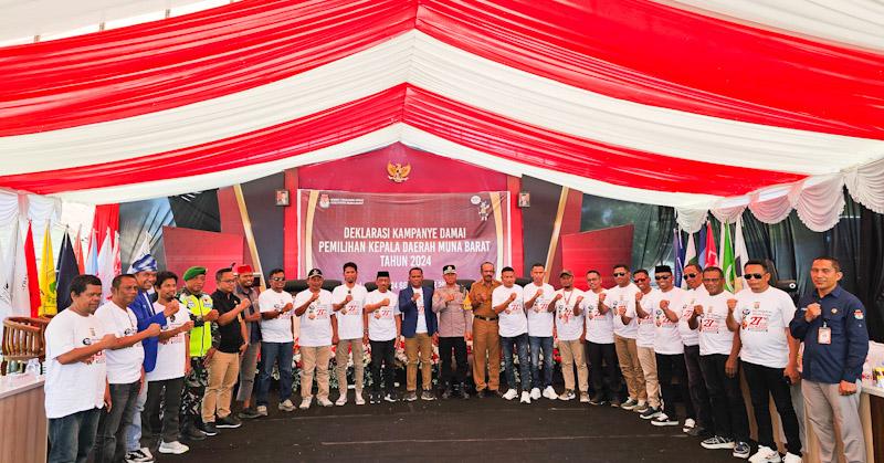 Deklarasi Kampanye Damai, KPU Ajak Seluruh Stakeholder Sukseskan Pilkada Mubar 3 Deklarasi Kampanye Damai, KPU Ajak Seluruh Stakeholder Sukseskan Pilkada Mubar