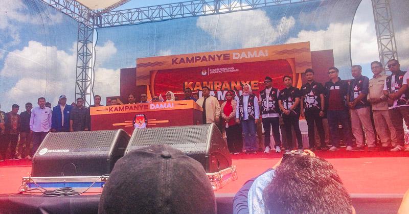 KPU Kendari Gelar Deklarasi Kampanye Damai, Dihadiri Kelima Paslon 1 KPU Kendari Gelar Deklarasi Kampanye Damai, Dihadiri Kelima Paslon