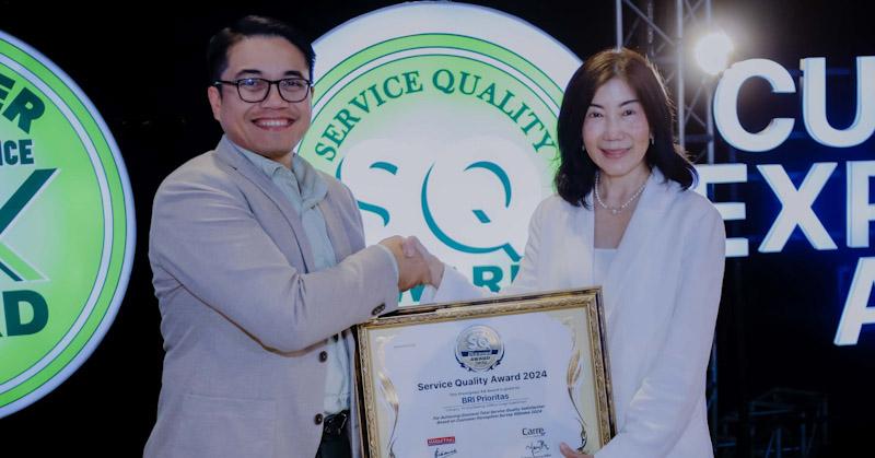 Berikan Layanan Prima kepada Nasabah Prioritas, BRI Raih Predikat Diamond di Ajang Service Quality Awards 2024