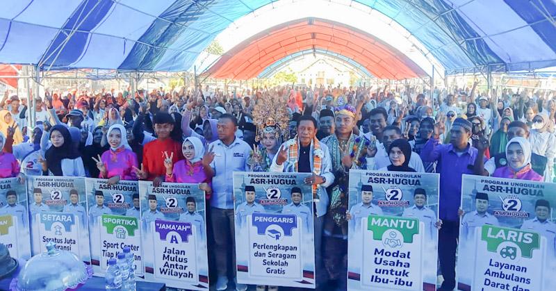 Kampanye di Mawasangka, ASR-Hugua Tegaskan Bakal Perkuat Ekonomi Kerakyatan 1 Kampanye di Mawasangka, ASR-Hugua Tegaskan Bakal Perkuat Ekonomi Kerakyatan