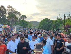 Silat Ewa Wuna dan Dukungan Massa Warnai Kampanye Rajiun-Purnama di Mantobua