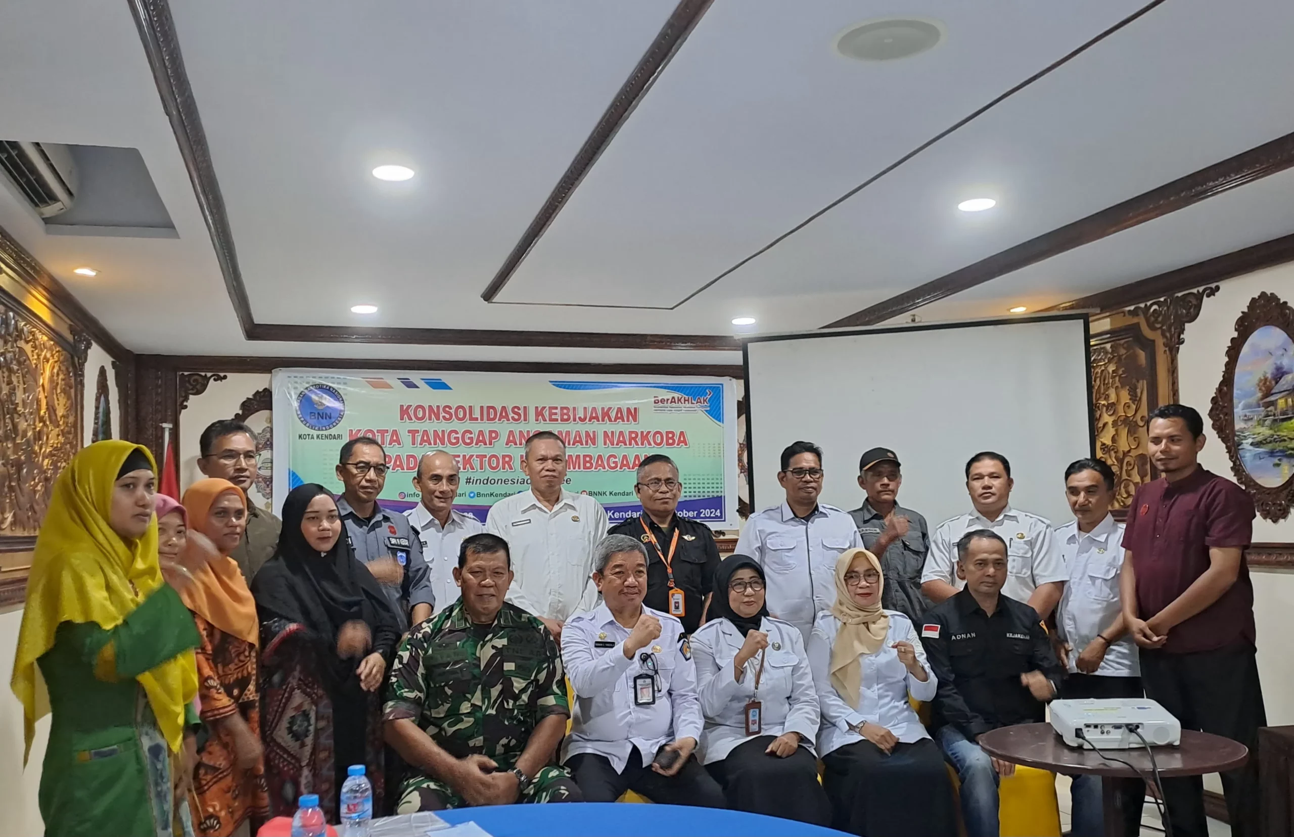 BNN Kendari Konsolidasi Kebijakan Kota Tanggap Ancaman Narkoba 1 BNN Kendari Konsolidasi Kebijakan Kota Tanggap Ancaman Narkoba