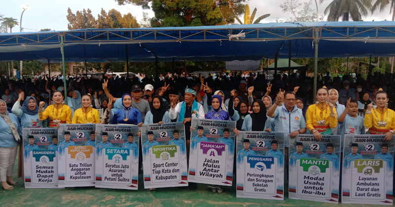 Hugua Ajak Warga Baubau Menangkan Paslon Nomor Urut 2