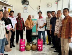 Pertamina Patra Niaga Sulawesi dan Pemkot Kendari Sidak Pelaku Usaha Laundry, Tukar LPG 3 Kg dengan Bright Gas