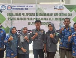 Meningkatkan Kinerja Lingkungan: Sosialisasi Dosen UHO tentang Sustainability Reporting dan Pajak Karbon