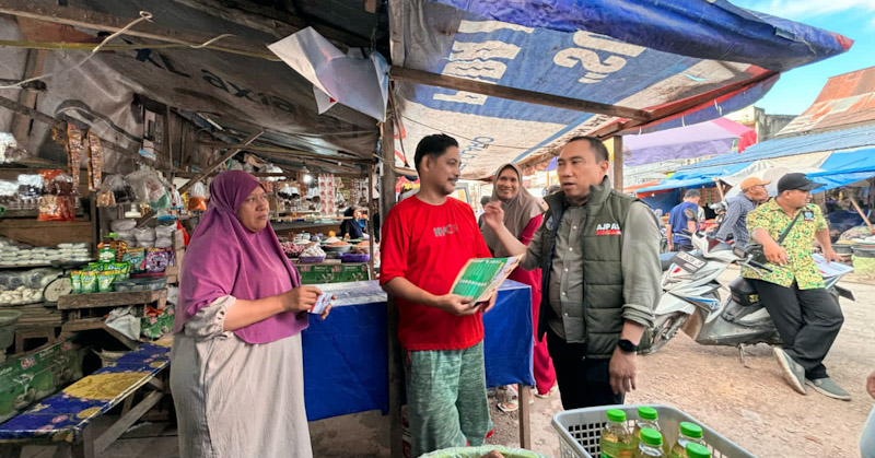 Berkunjung ke Pasar Andounohu, AJP-Asli Terima Keluhan soal Infrastruktur dan Bantuan Modal