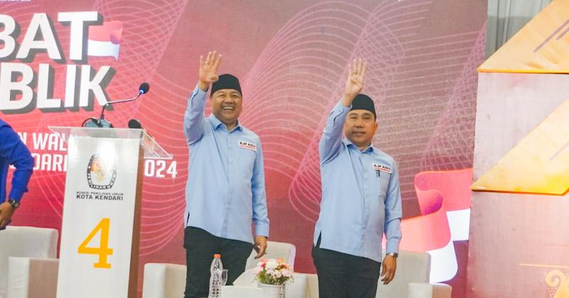Paslon AJP-Asli Akui Puas Usai Debat Perdana Pilwali Kendari 1 Paslon AJP-Asli Akui Puas Usai Debat Perdana Pilwali Kendari