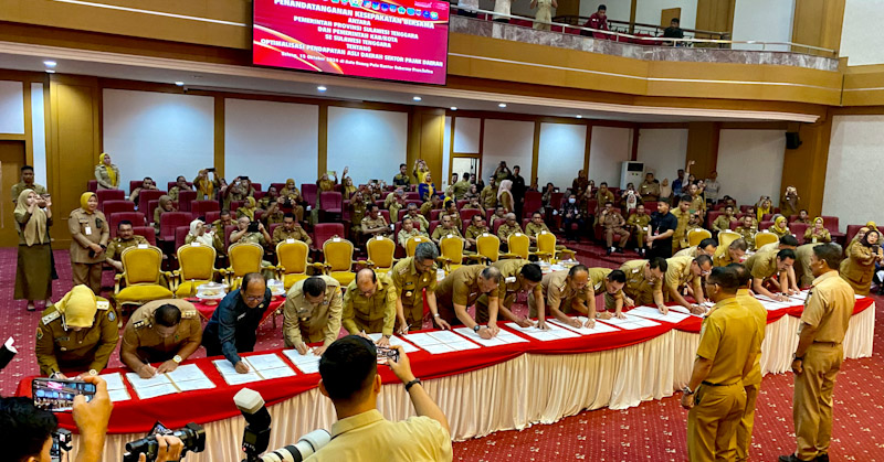 Pemprov dan Pemda se-Sultra Tandatangani PKS Optimalisasi PAD Sektor Pajak, Ini Poin-Poinnya