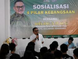 Sosialisasi Empat Pilar Kebangsaan di Raha, Jaelani Ajak Pemuda Siap Hadapi Globalisasi