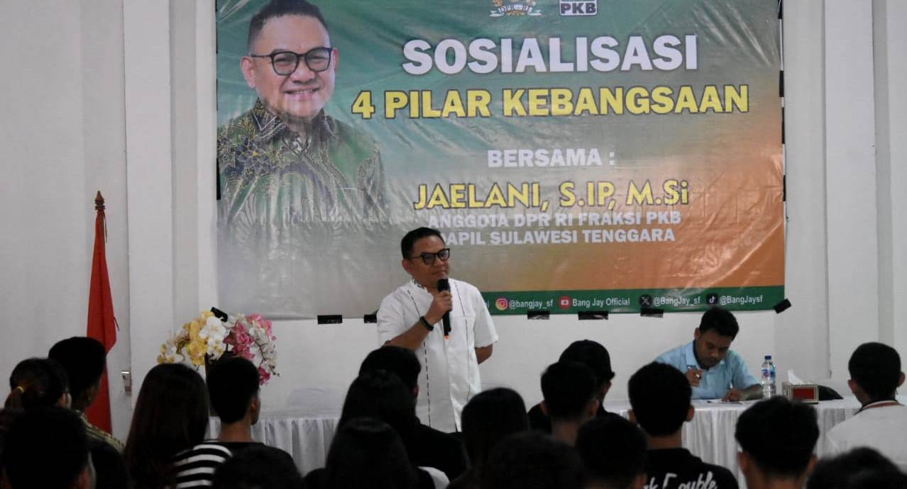 Sosialisasi Empat Pilar Kebangsaan di Raha, Jaelani Ajak Pemuda Siap Hadapi Globalisasi