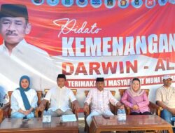 Darwin-Ali Basa Menang 84,82 Persen di Pilkada Mubar, Kotak Kosong Tak Berkutik
