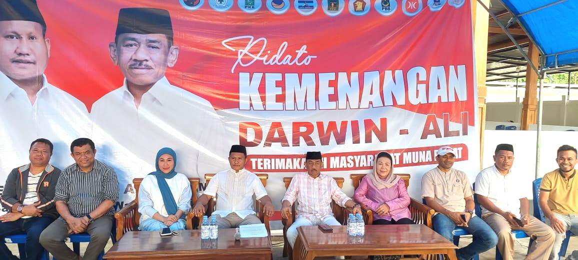 Darwin-Ali Basa Menang 84,82 Persen di Pilkada Mubar, Kotak Kosong Tak Berkutik