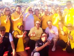 Para Tokoh Politik Bersatu di Kampanye Akbar Tina-Ihsan, Golkar Serukan Kemenangan