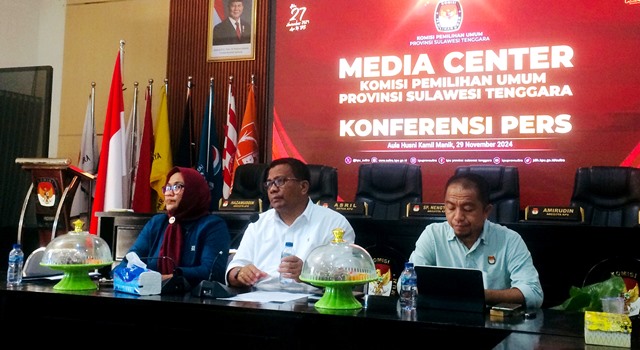 Infografis Real Count Pilkada Beredar, KPU Sultra Tegaskan Bukan Informasi Resmi