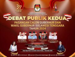 LIVE Debat Kedua Calon Gubernur Sulawesi Tenggara 2024: Visi-Misi dan Strategi untuk Masa Depan Sultra
