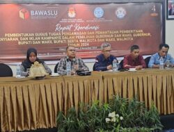 Gugus Tugas Pengawas Pilkada di Sultra Resmi Terbentuk