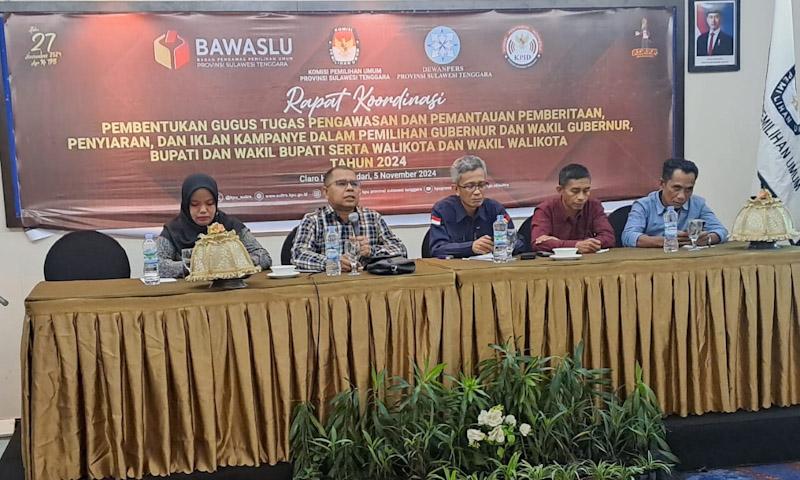 Gugus Tugas Pengawas Pilkada di Sultra Resmi Terbentuk 1 Gugus Tugas Pengawas Pilkada di Sultra Resmi Terbentuk