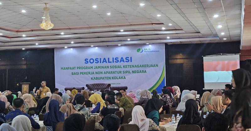 BPJS Ketenagakerjaan Sosialisasi Manfaat Program Bagi Pekerja Non-ASN di Kolaka