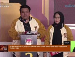 Debat Kedua Pilwali Kendari, Yudhi-Nirna Kembali Paparkan Program Unggulan