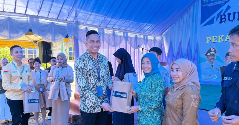 BPR Bahteramas Konawe Dukung Program Buku Berpindah, Tingkatkan Budaya Baca