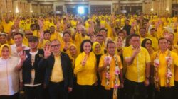 Hadiri Konsolidasi Kader Golkar di Kendari, Bahlil Lahadalia Sebut Tina-Ihsan akan Menangkan Pilgub Sultra