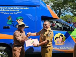 DPK Mubar Terima Bantuan Satu Unit Mobil Perpustakaan Keliling dari Pusat