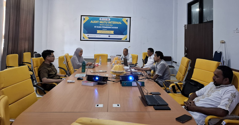 Program S-1 Ilmu Pemerintahan UHO Gelar Audit Mutu Internal Siklus 6 Tahun 2024 1 Program S-1 Ilmu Pemerintahan UHO Gelar Audit Mutu Internal Siklus 6 Tahun 2024