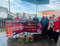 Asmo Sulsel Beri Bantuan Masyarakat Terdampak Banjir di Makassar