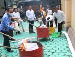 Kejari Kendari Musnahkan Barang Bukti Narkotika 4 Kilogram