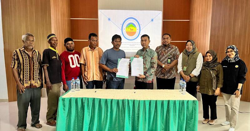 Balai TNRAW Teken Kerja Sama Pemanfaatan Zona Tradisional Mangrove