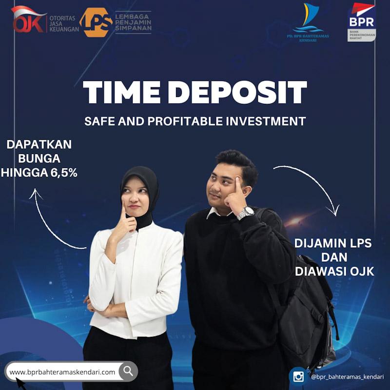 BPR Bahteramas Kendari Tawarkan Deposito dengan Bunga hingga 6,5 Persen, Dijamin LPS 1 BPR Bahteramas Kendari Tawarkan Deposito dengan Bunga hingga 6,5 Persen, Dijamin LPS