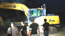 Polres Bombana Hentikan Tambang Batu di Poleang Timur, Alat Berat Disita